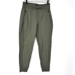 Athleta Headlands Hybrid Trek Jogger Pants Olive Green Women's Size 4 Workout